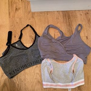 Kindred Bravely set of 3 nursing bras size L